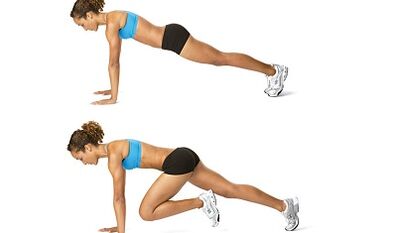Exercise of loss losing belly weight