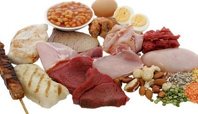Protein diet menu for weight loss.