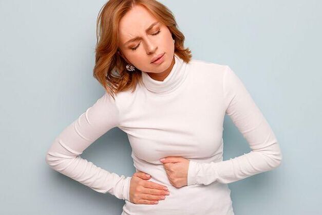 Gastritis in a woman who requires a diet. 