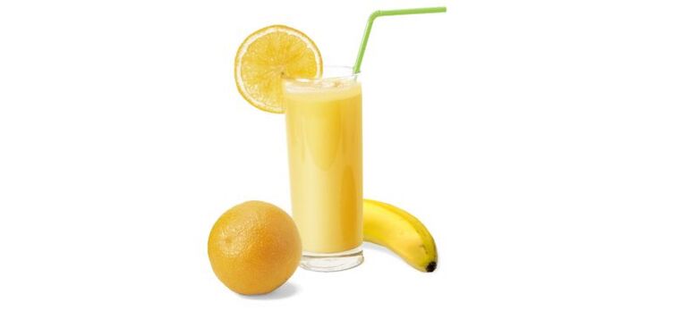 banana and orange smoothie to drink diet