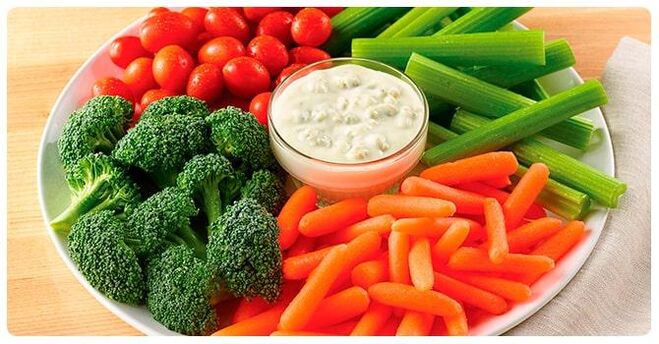 On the vegetable day of the six petal diet, both raw and boiled vegetables are consumed. 